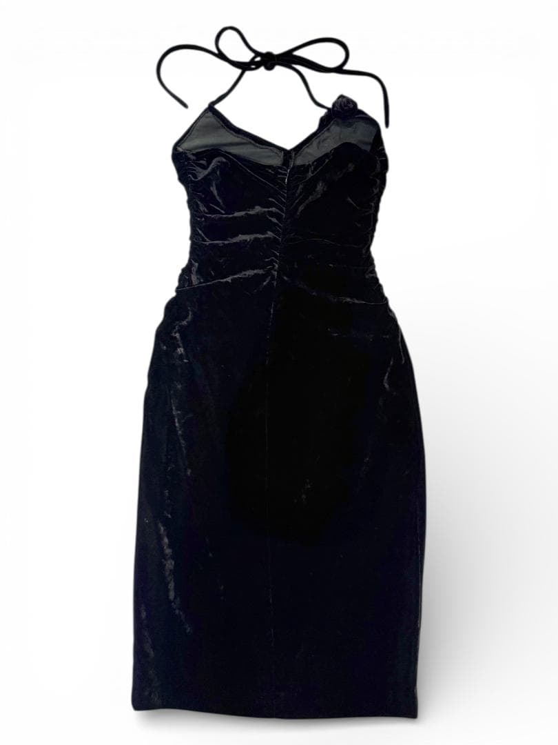 【希少】BLUMARINE Anna Molinari ベルベットドレス黒 40