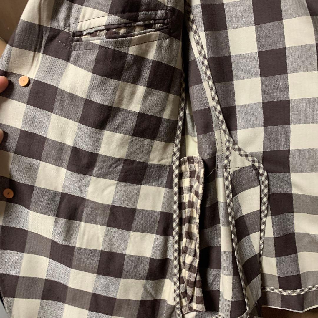 ソロイスト　袖レザージャケット　サイズXS 定価10万　宮下　ナンバーナイン