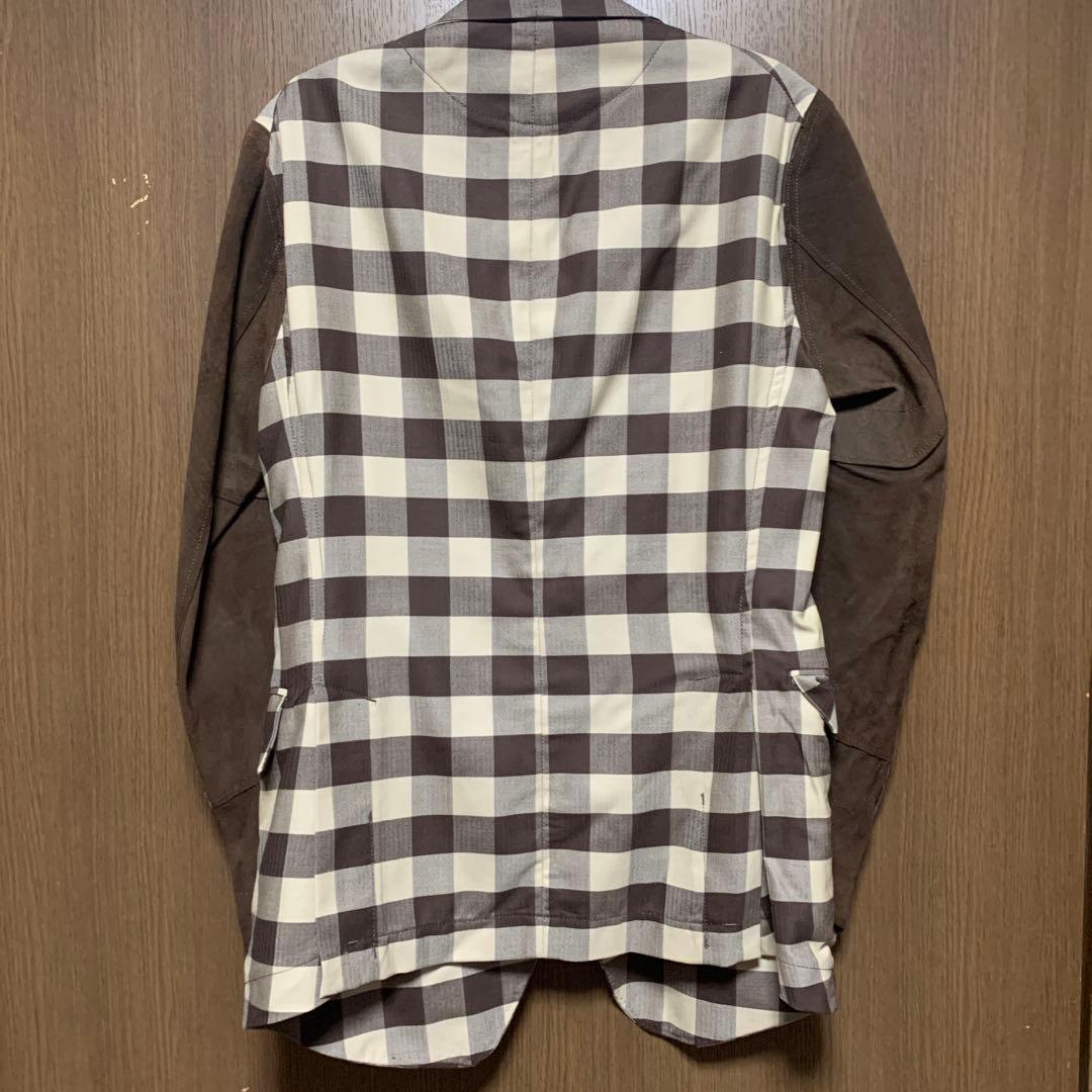 ソロイスト　袖レザージャケット　サイズXS 定価10万　宮下　ナンバーナイン