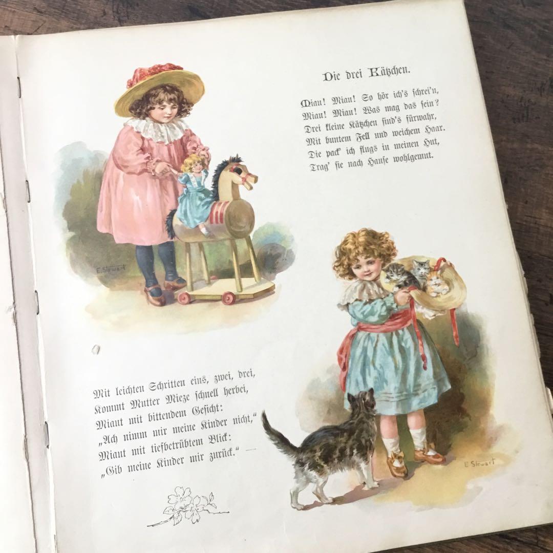 ドイツ語　アンティーク本　絵本