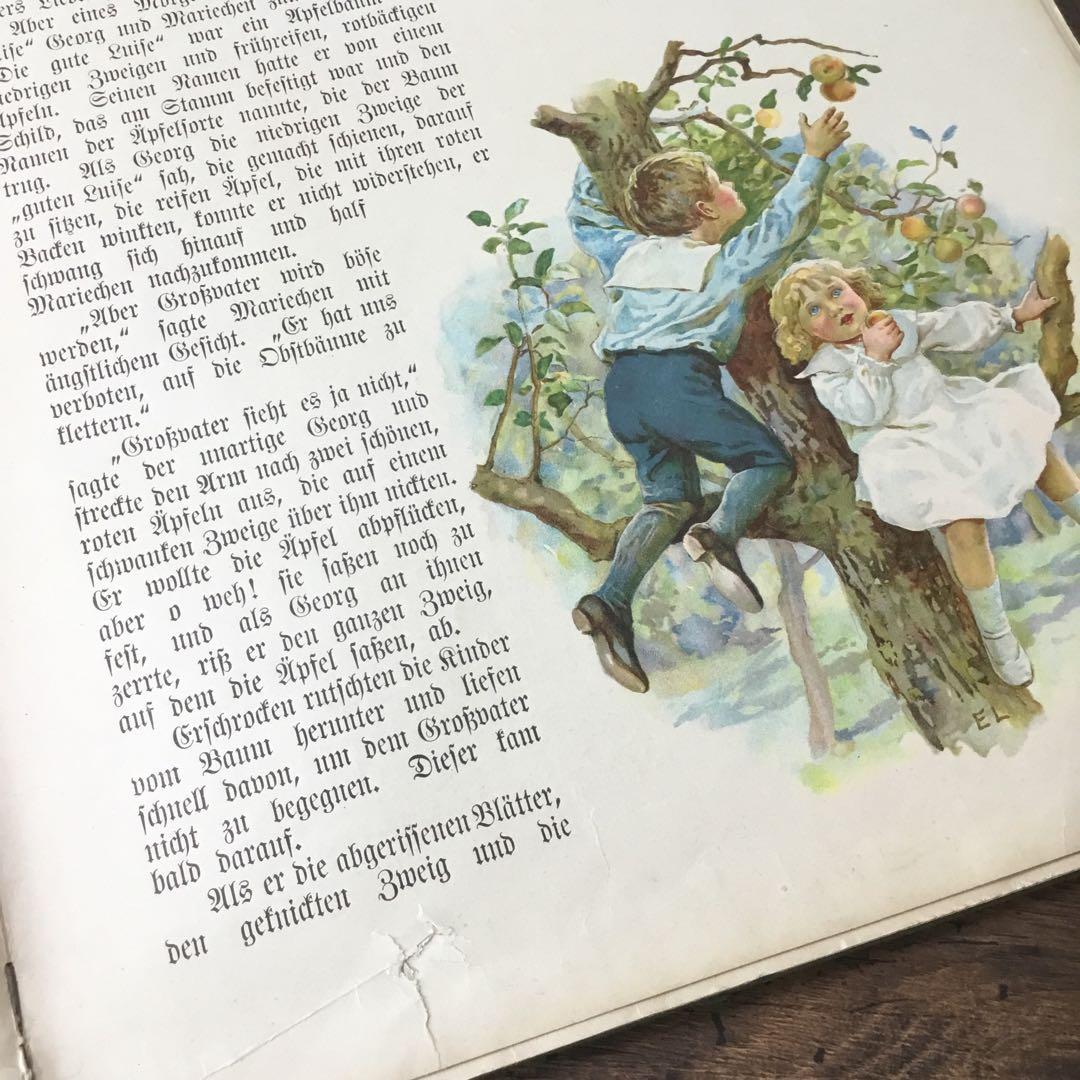 ドイツ語　アンティーク本　絵本