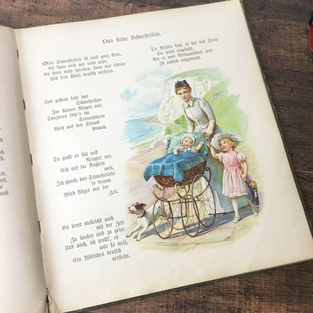 ドイツ語　アンティーク本　絵本