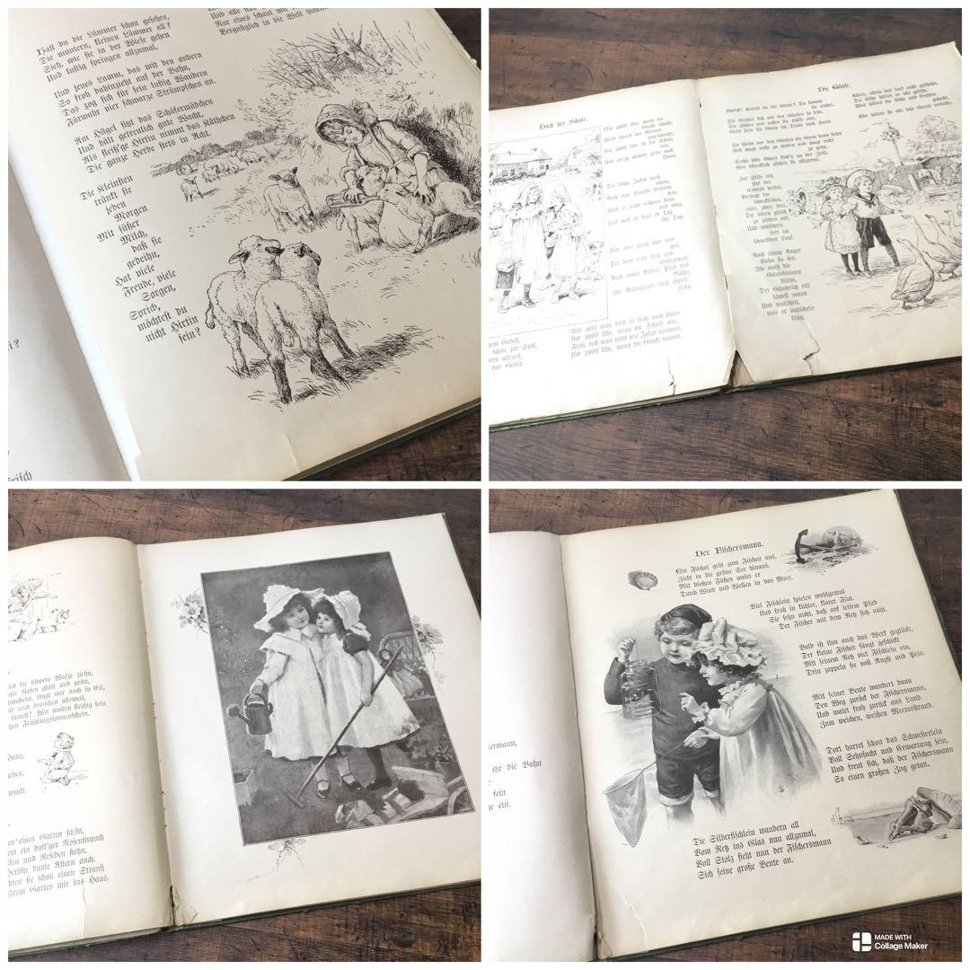 ドイツ語　アンティーク本　絵本