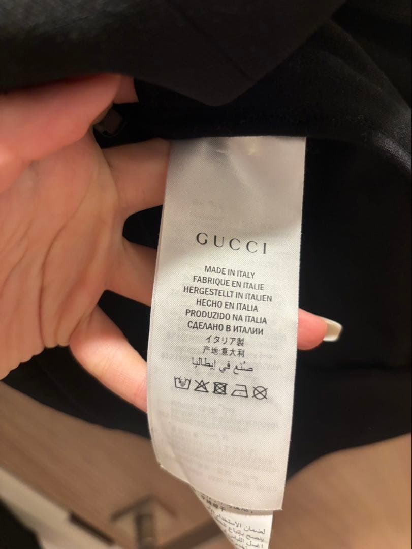 【美品・最安値】GUCCI トラックジャケット　ブラック