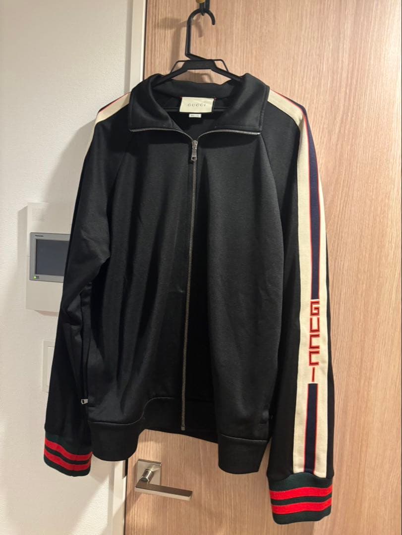 【美品・最安値】GUCCI トラックジャケット　ブラック
