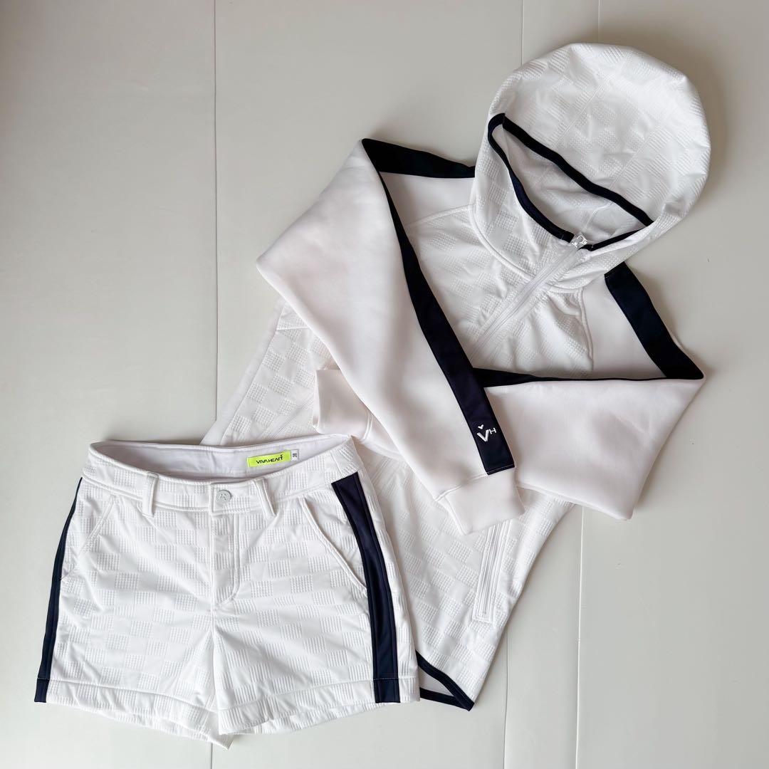 24日まで値下げ【VIVA HEART】ゴルフウェア　レディース　セットアップ