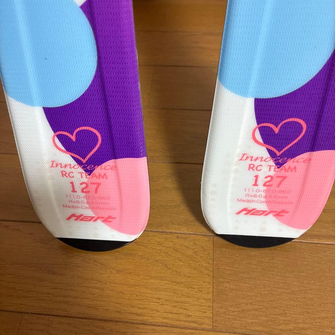 Hart スキー板 カラフルドットデザイン