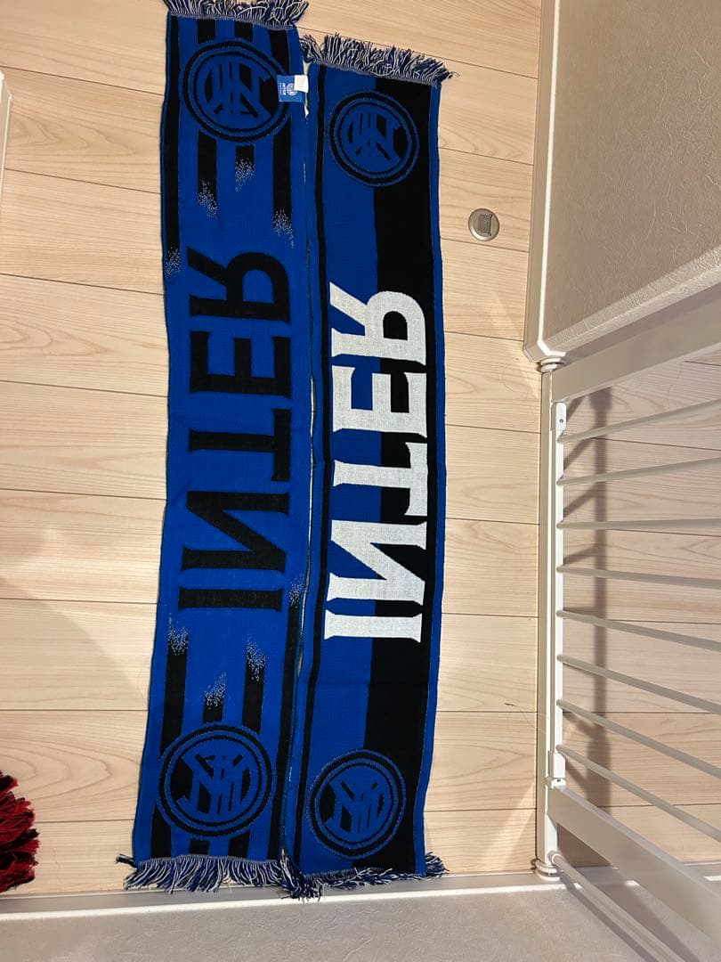 インテル サッカースカーフ 2枚セット　バラ売り可