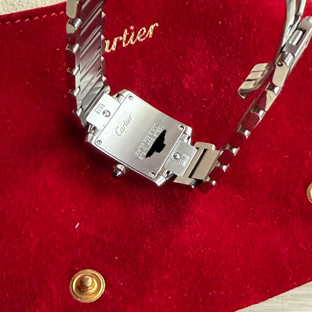 【超希少⭐️アジア限定】カルティエcartieタンクフランセーズ黒文字盤新品仕上げ