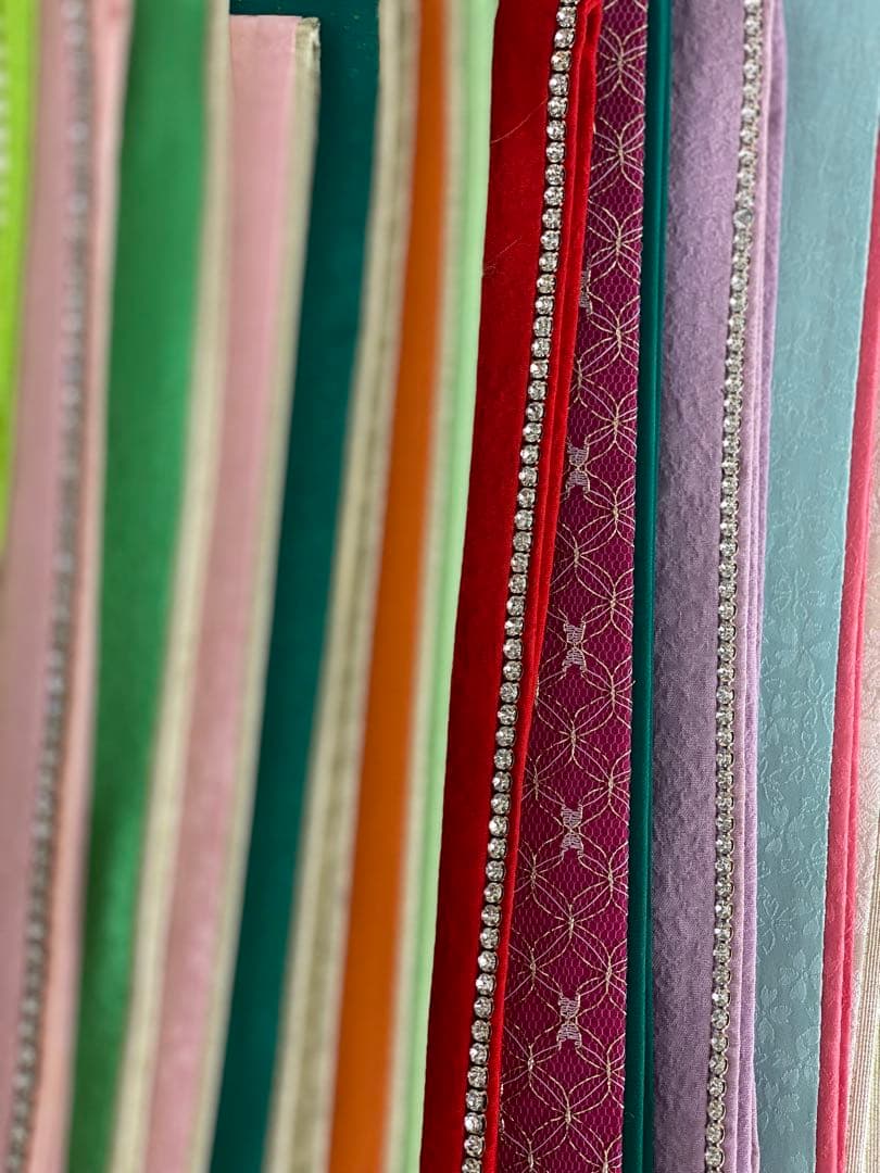 【在庫一掃60枚セット】重ね襟　重ね衿　振袖用　訪問着用　正絹 B