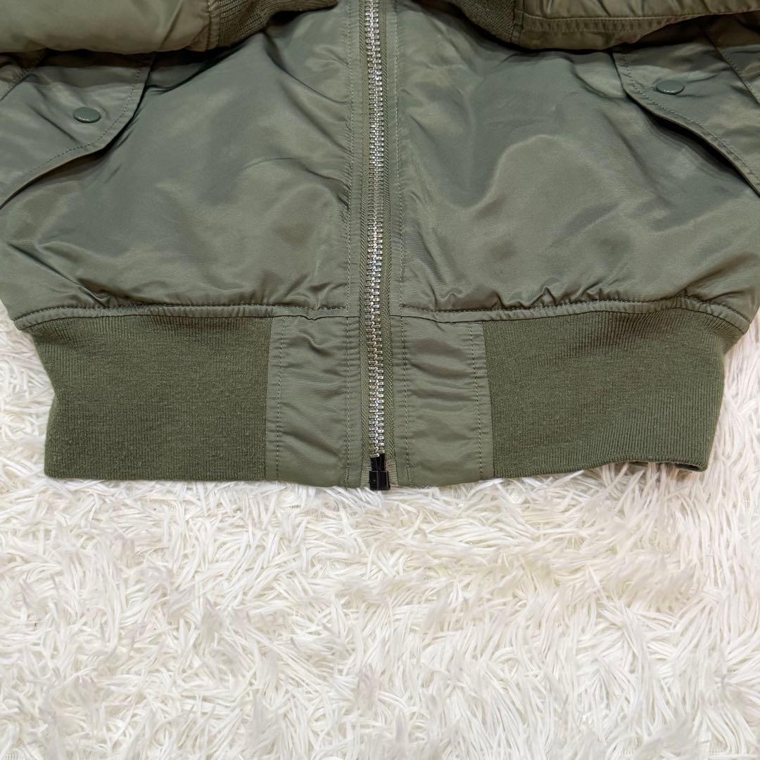 1792　アルファインダストリーズ　MA-1フライトジャケット　M　カーキ