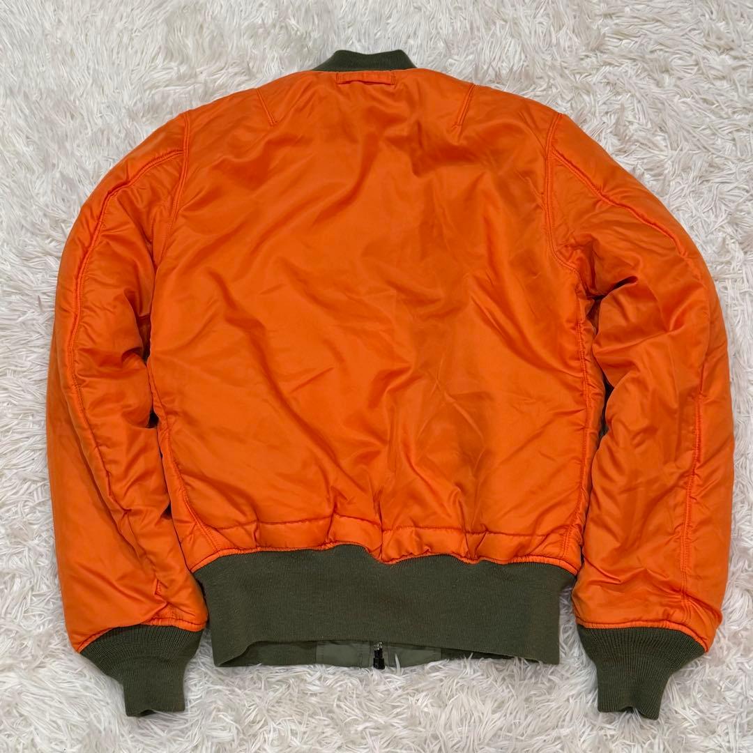 1792　アルファインダストリーズ　MA-1フライトジャケット　M　カーキ