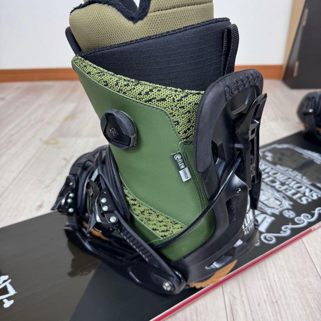 スノーボード即乗りセット151cm FLOW26.5cm BOAブーツ