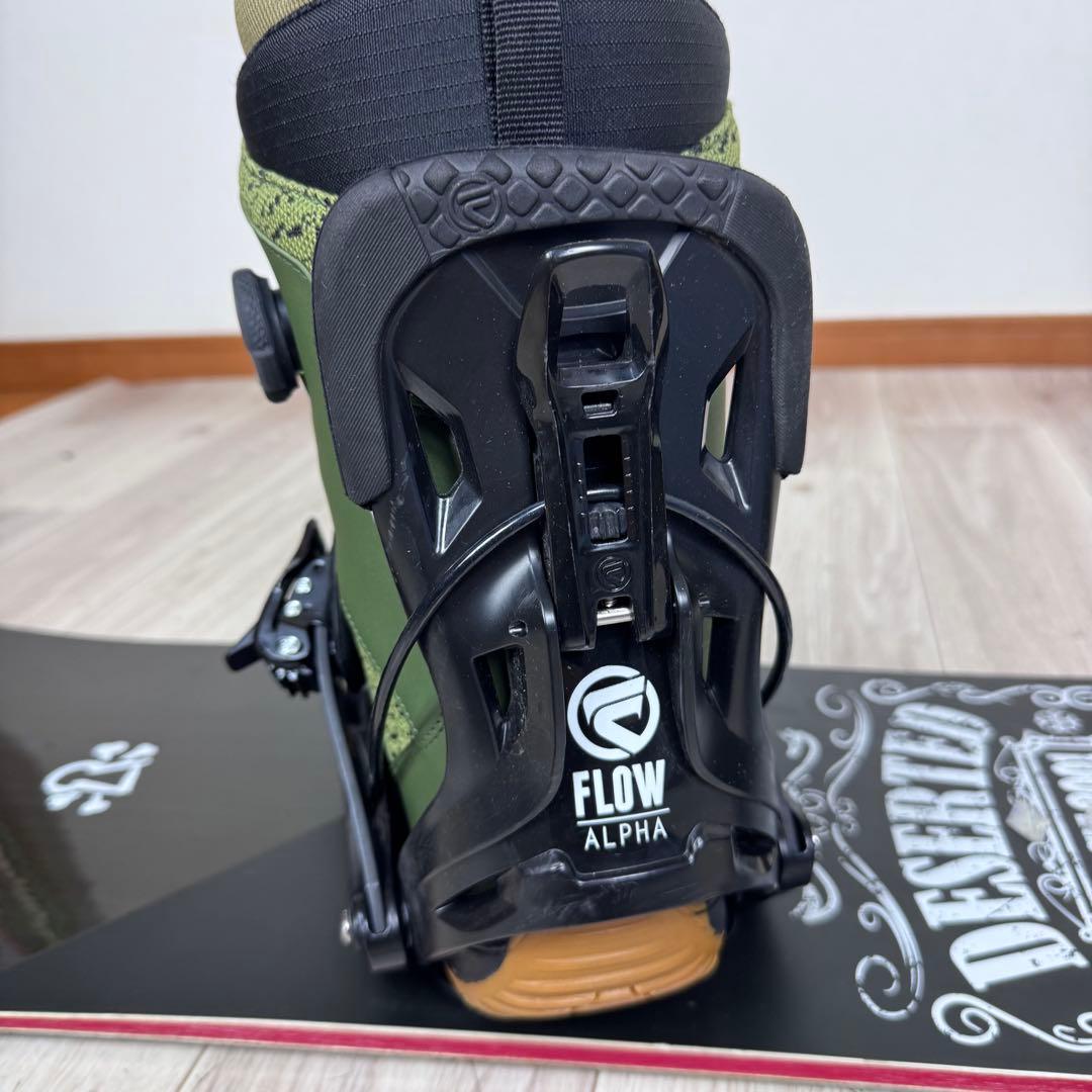 スノーボード即乗りセット151cm FLOW26.5cm BOAブーツ