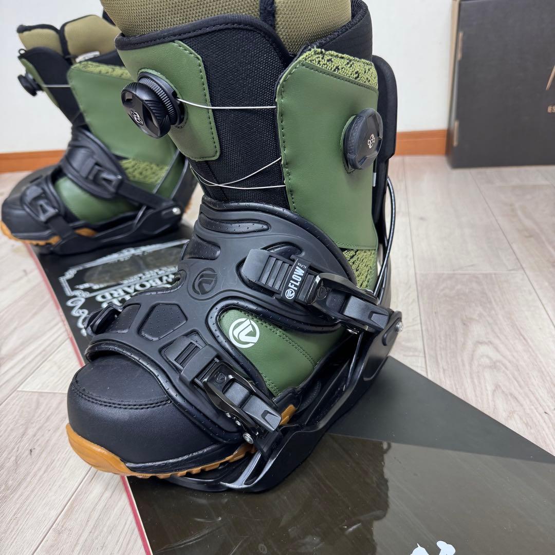 スノーボード即乗りセット151cm FLOW26.5cm BOAブーツ