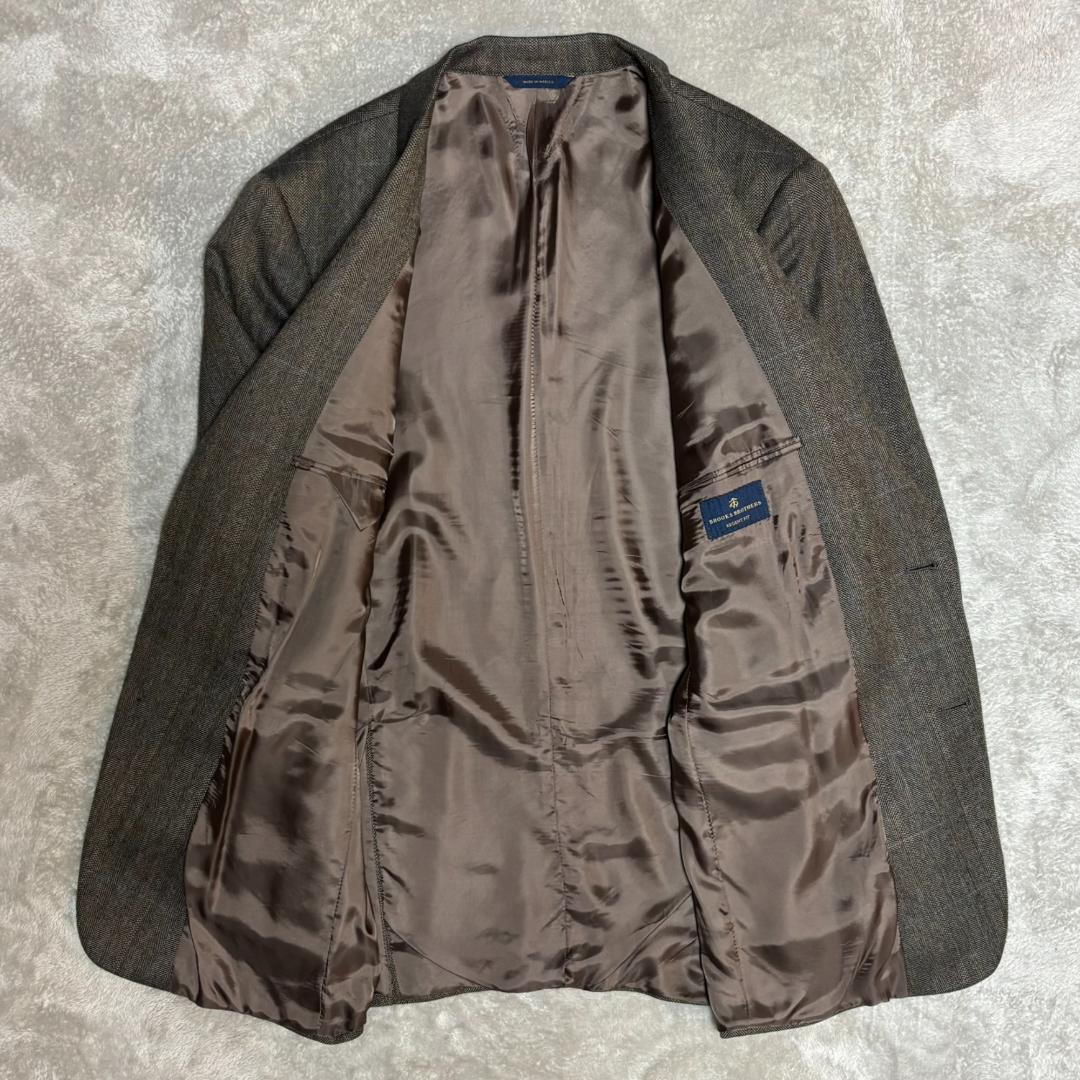 ブルックスブラザーズ ヘリンボーンウール ジャケット メンズ