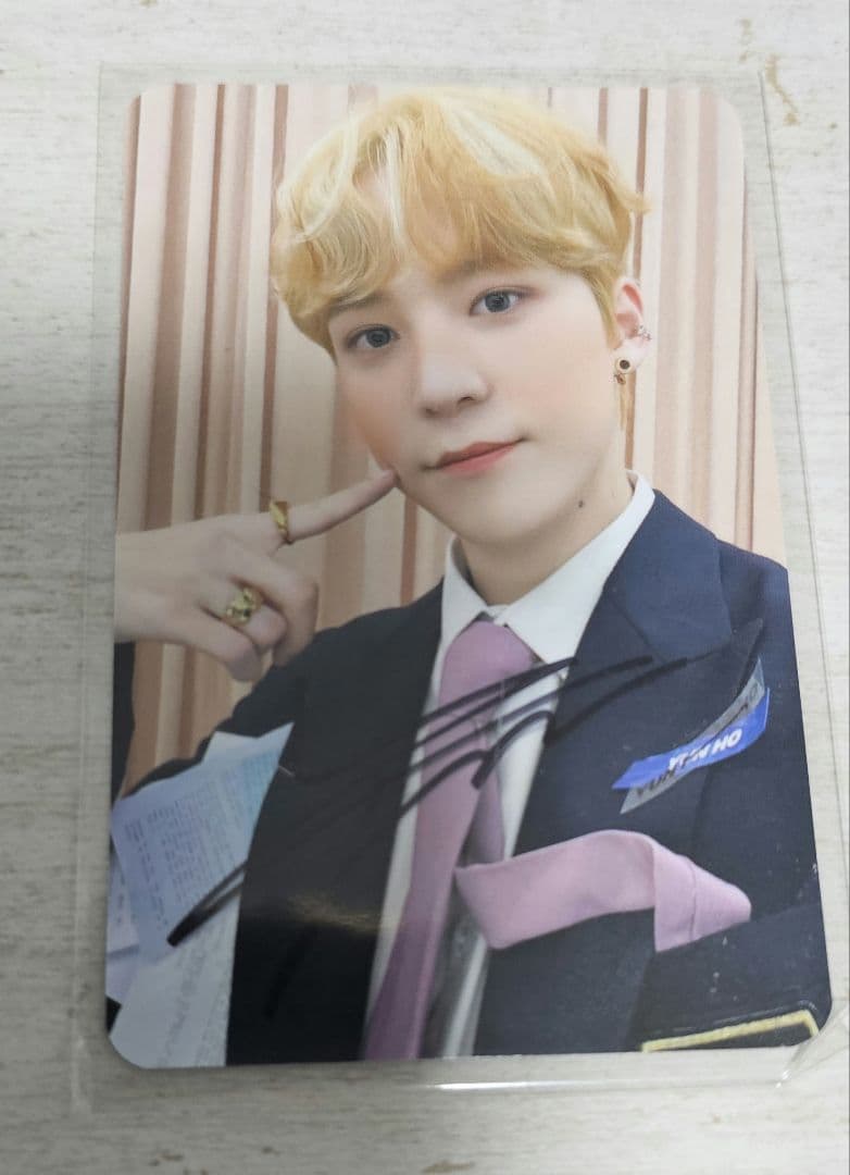 Ateez makestar ユノ 直筆 サイン トレカ