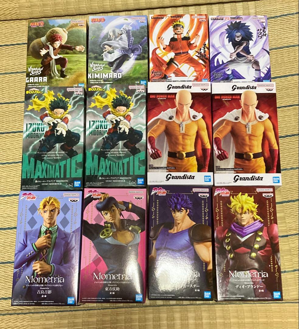 フィギュア　12個　ナルト　ジョジョ　ワンパンマン　ヒロアカ　まとめ売り