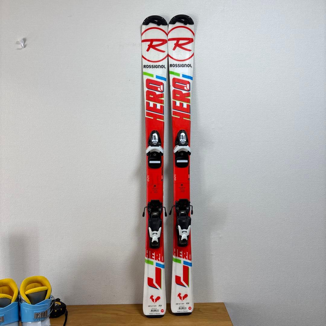 ジュニアスキーセット　ロシニョール　HERO 120cm 21cmブーツ付