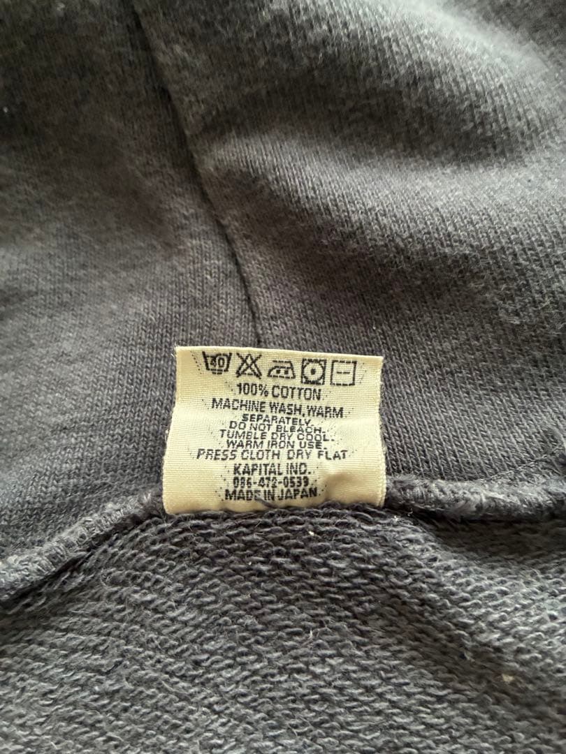 KAPITAL フード付きパーカー