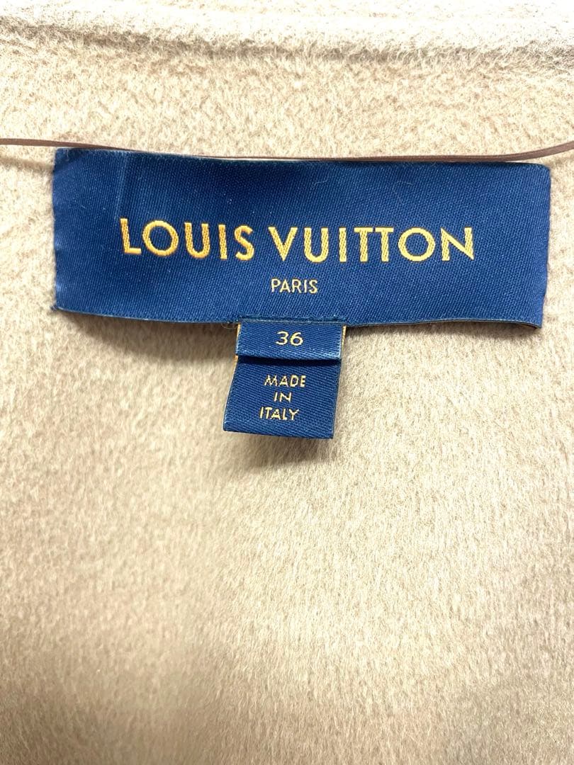 LOUIS VUITTON ルイヴィトン　ベージュ ケープコート