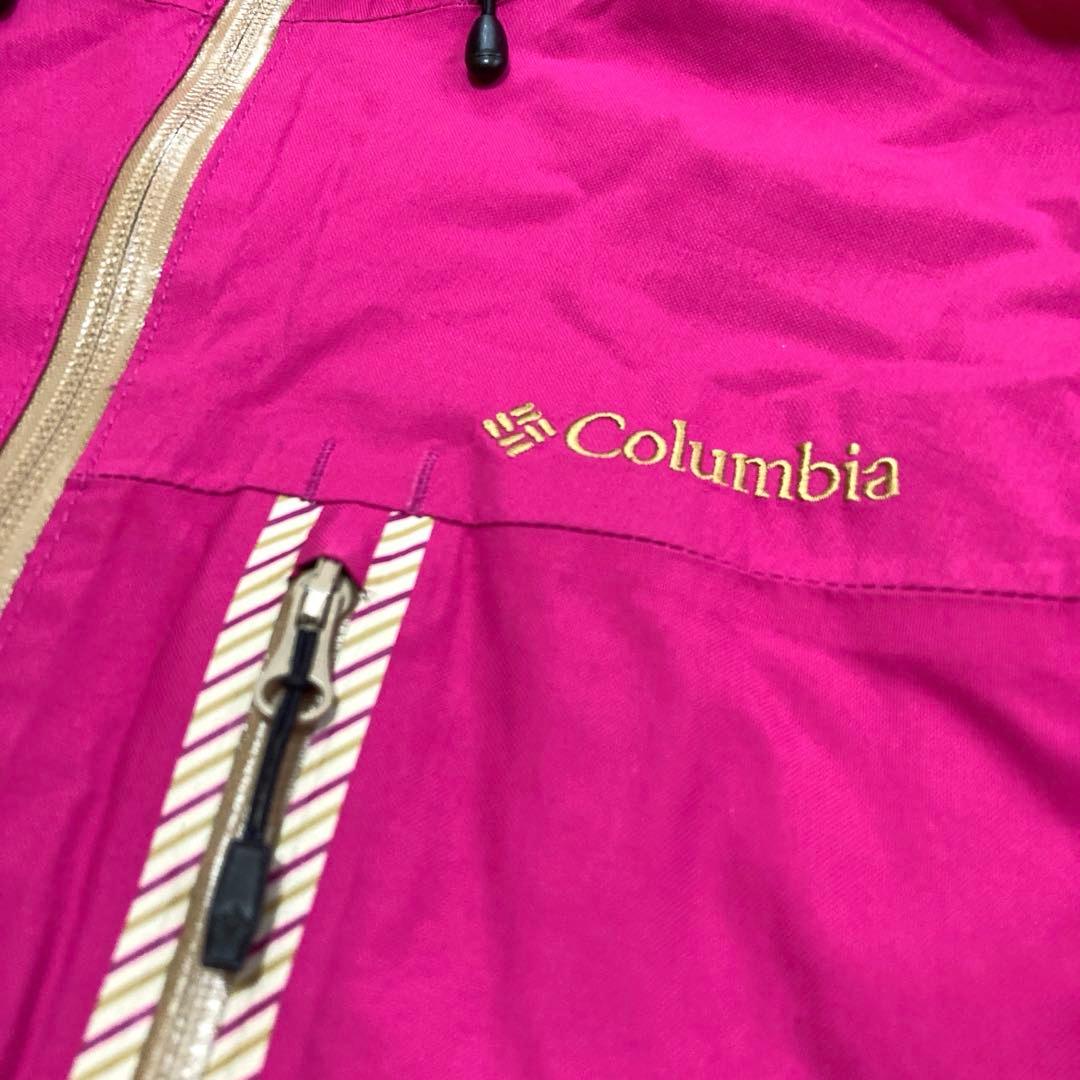 【美品】コロンビア Columbia スキーウェア スキー Lレディースピンク