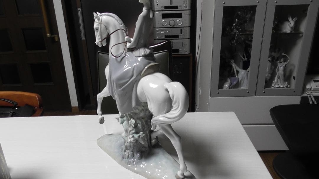 メルポン　LLADRO　リヤドロ　【白い馬の少女】１２　リアドロ　L479