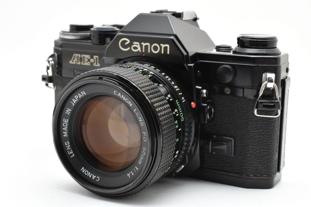 動作品 Canon AE-1 フィルムカメラ FD 50mm F1.4