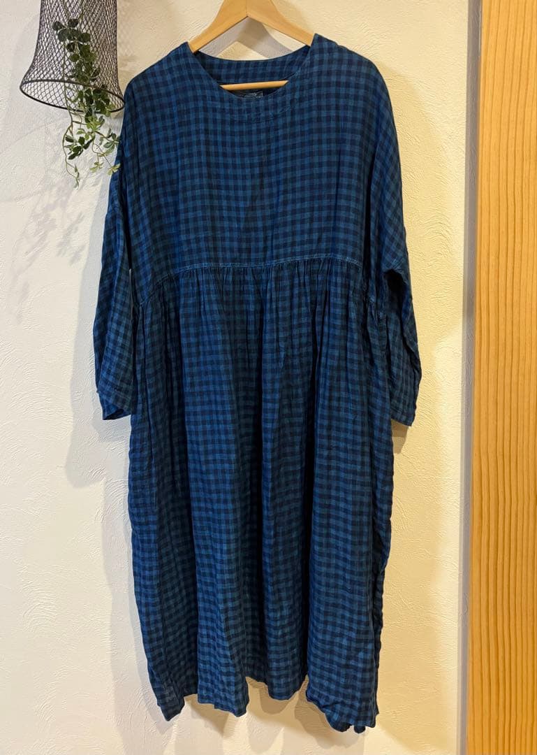 ichi/Antiquite's イチアンティークス チェック ワンピース