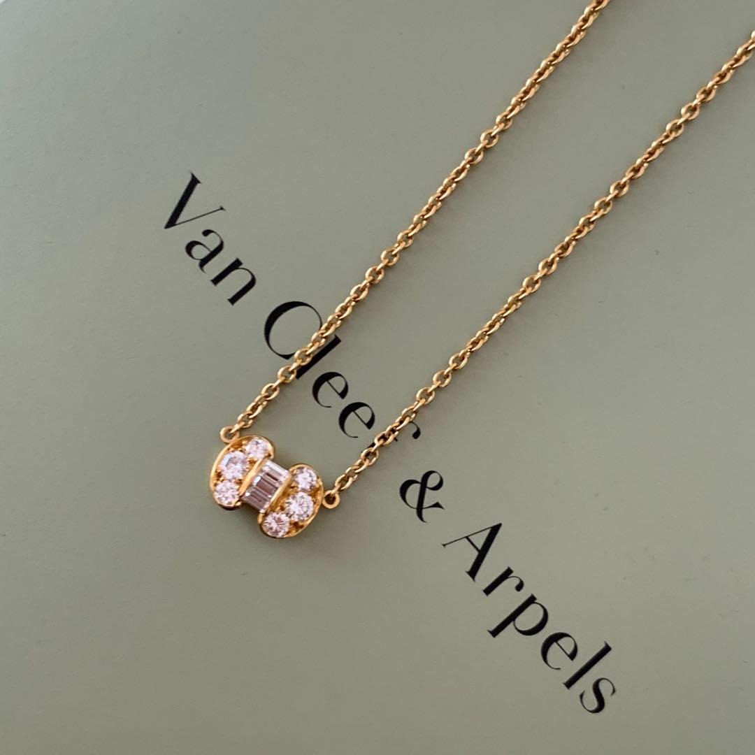 ヴァンクリーフ＆アーペル セレスティン K18YG ダイヤモンド ネックレス