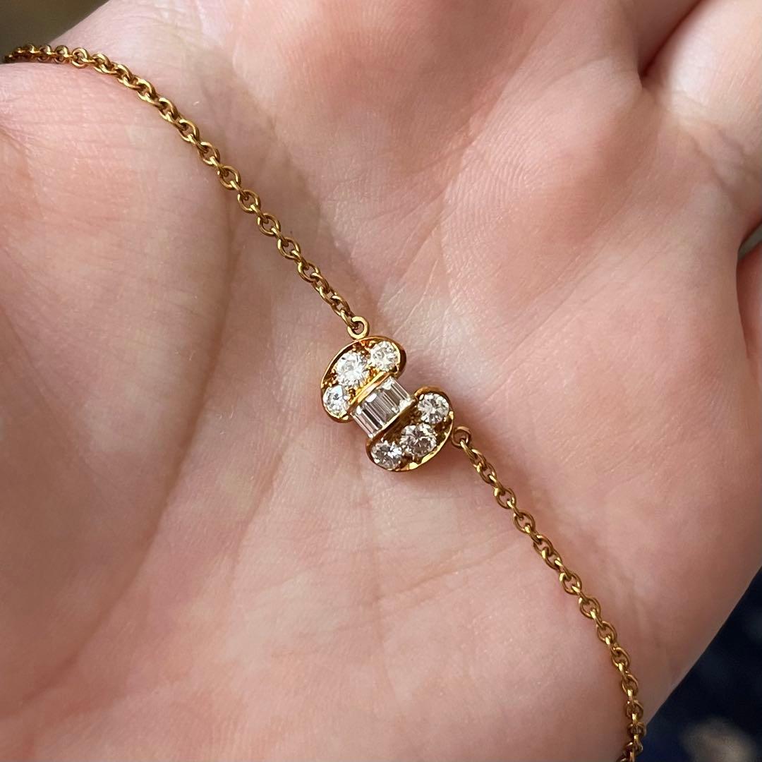 ヴァンクリーフ＆アーペル セレスティン K18YG ダイヤモンド ネックレス