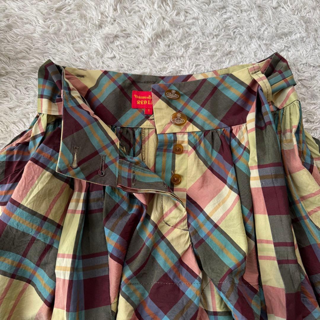 ヴィヴィアンウエストウッド 変形 キュロットパンツ ショートパンツ チェック