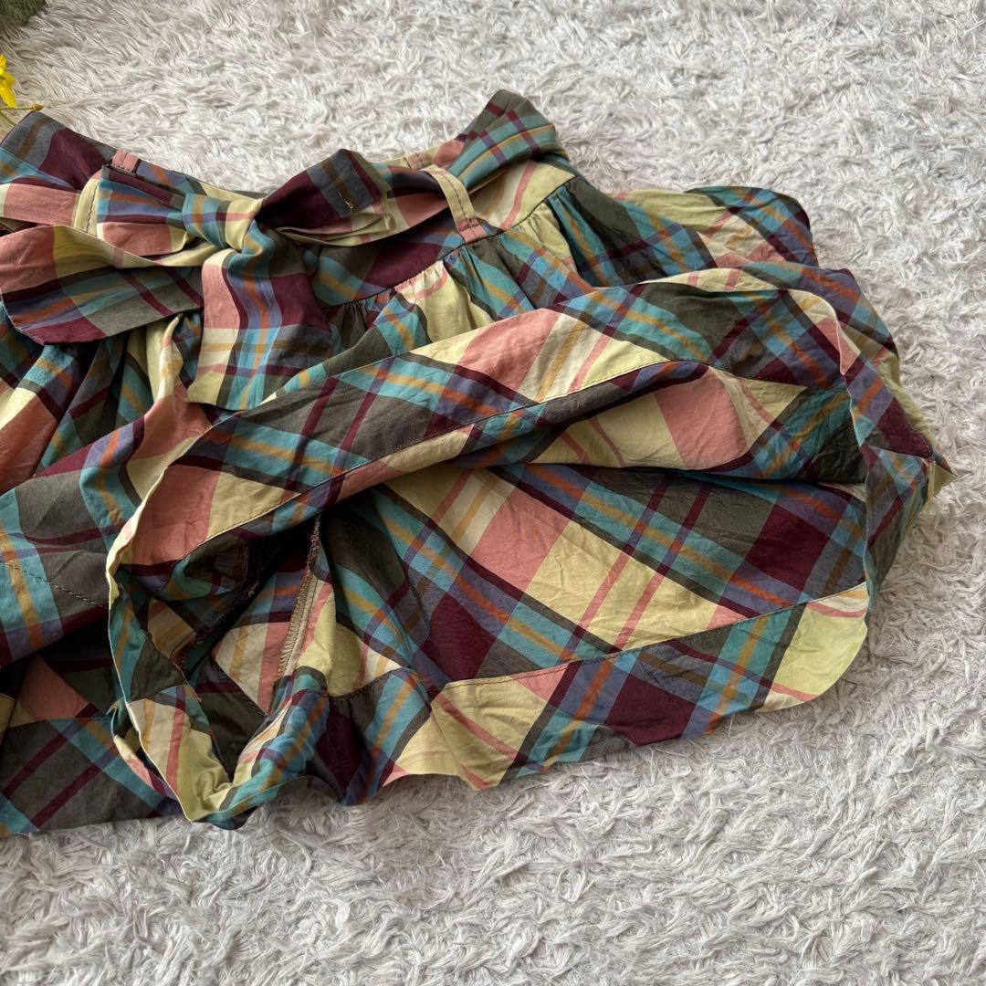 ヴィヴィアンウエストウッド 変形 キュロットパンツ ショートパンツ チェック