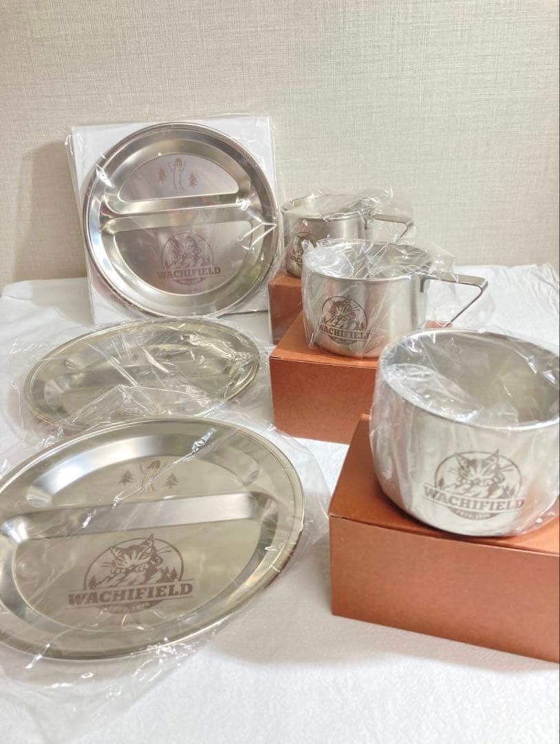 未使用　わちふぃーるど　ステンレス　食器　アウトドア　燕三条　食洗機可