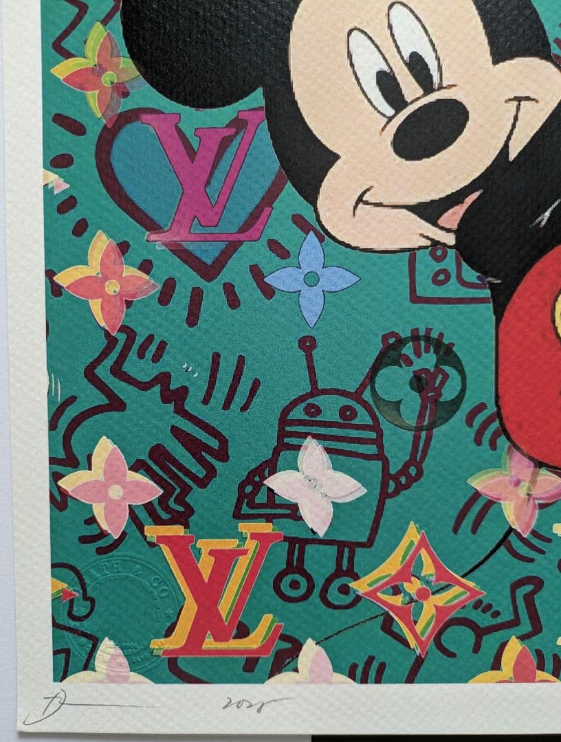 【star3】【額装セット】【DEATH NYC】ミッキー・マウス