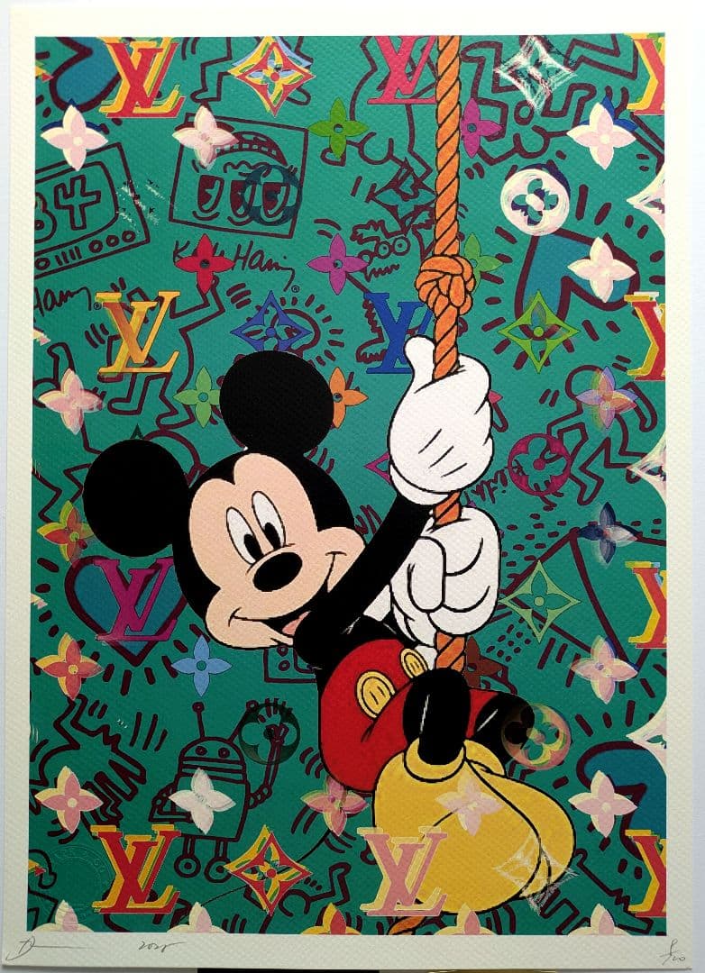 【star3】【額装セット】【DEATH NYC】ミッキー・マウス