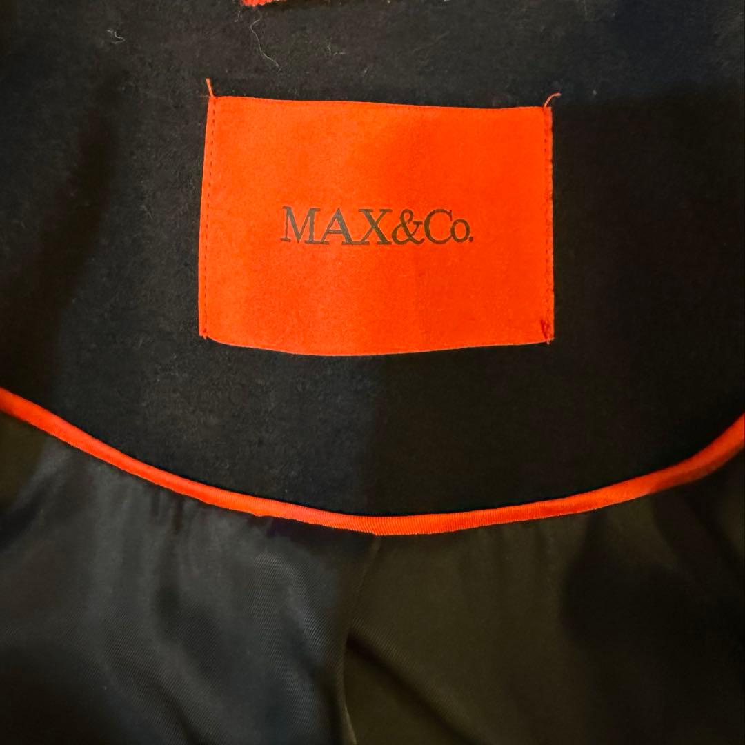MAX&COピュア ウール ベルテッド ロング コート