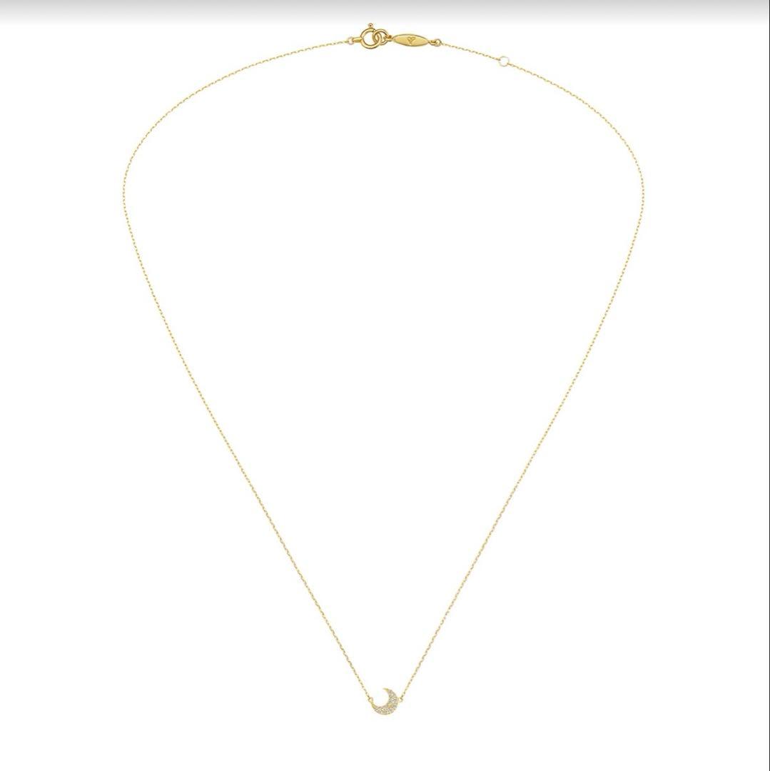 AHKAH カーラ ネックレス 18Kイエローゴールド ダイヤモンド