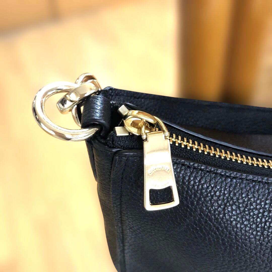 ［未使用］コーチ　チェルシー　ハーフムーン　ショルダーバッグ　2way 黒