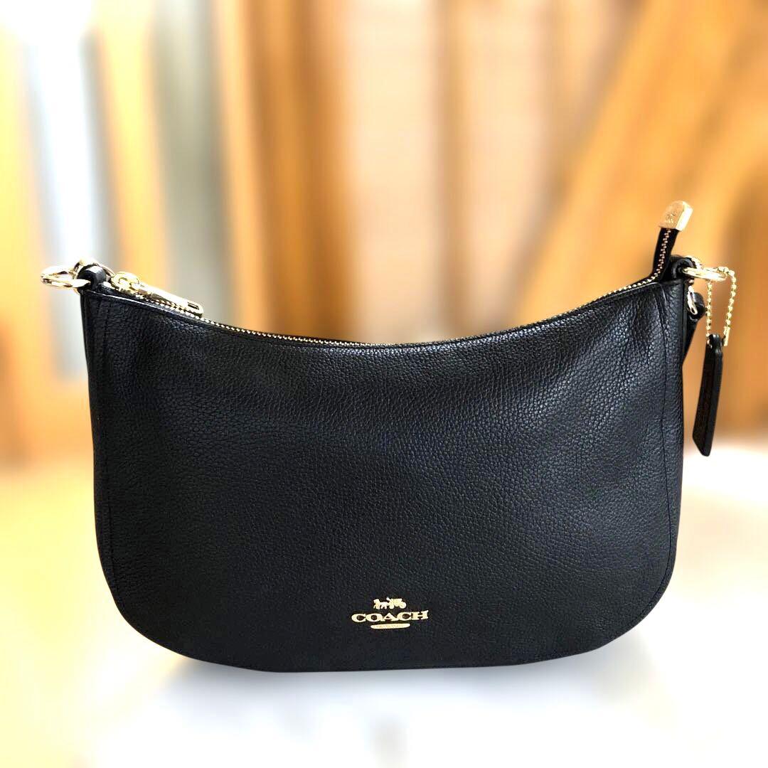 ［未使用］コーチ　チェルシー　ハーフムーン　ショルダーバッグ　2way 黒