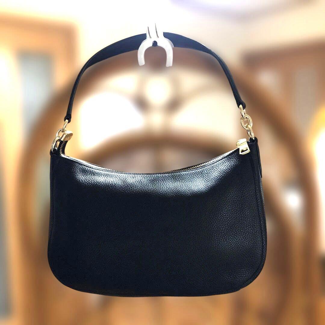 ［未使用］コーチ　チェルシー　ハーフムーン　ショルダーバッグ　2way 黒