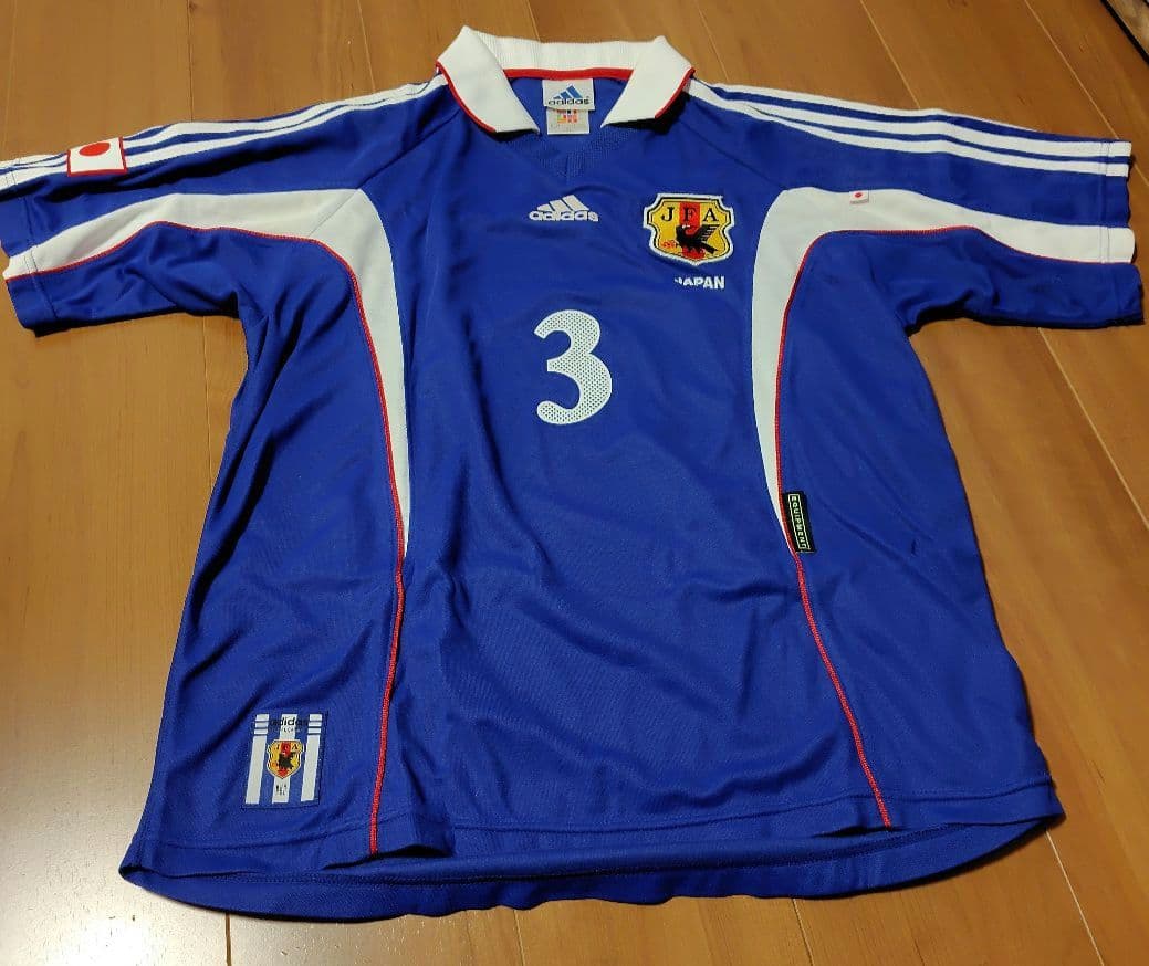 サッカー　日本代表ユニフォーム　相馬直樹選手モデル　サイン入り