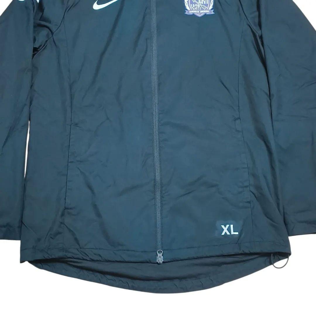 サンフレッチェ広島　スタッフ支給品　XL　NIKE　ウィンドブレーカー　ブラック