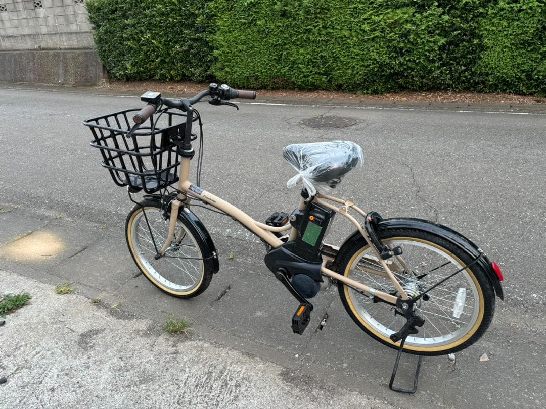 パナソニック グリッター　電動自転車 マットマロンベージュ　20型　ミニベロ
