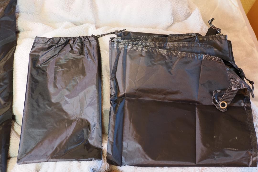 使用2回 焚火無 マエヒロドームプラス＆グランドシート付（注意：初期ペグ無し）