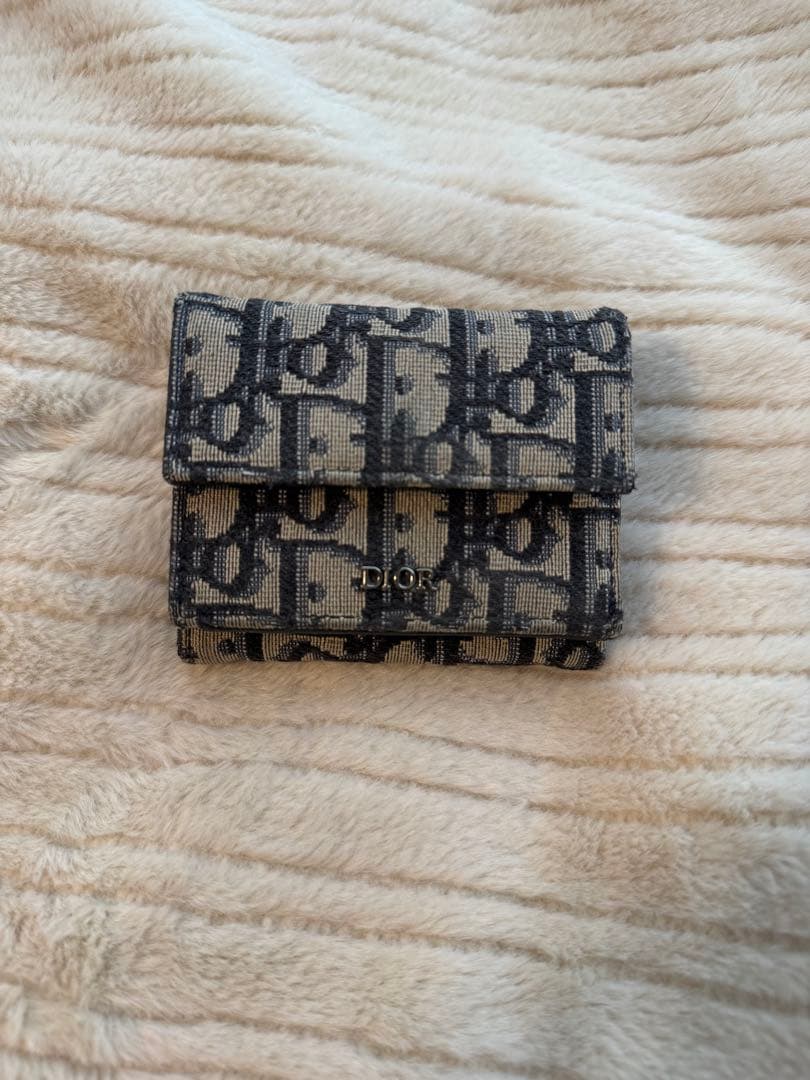 ディオールオブリーク三つ折りウォレット