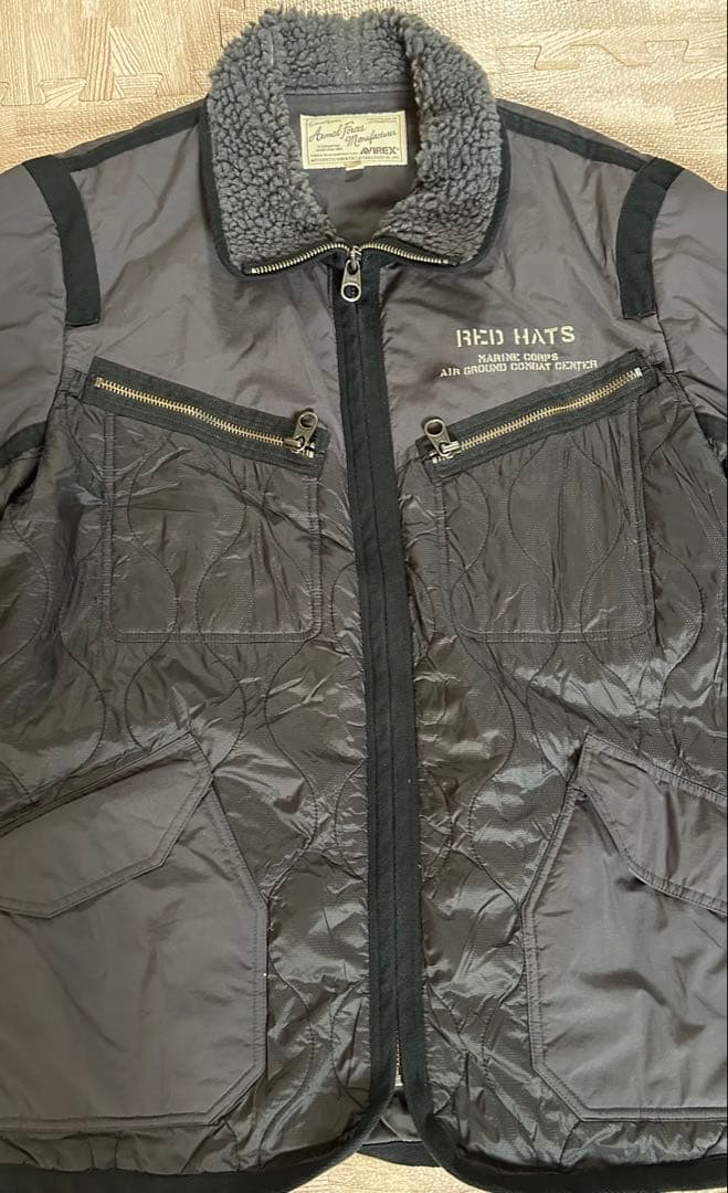 AVIREX アビレックス キルト アーミー ジャケット NO.6192155