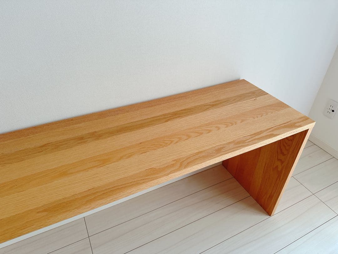 MUJI無垢材オーダーデスク 180cm