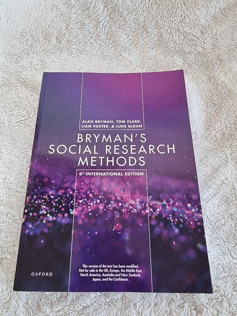 洋書 SOCIAL RESEARCH METHODS - Alan Bryman