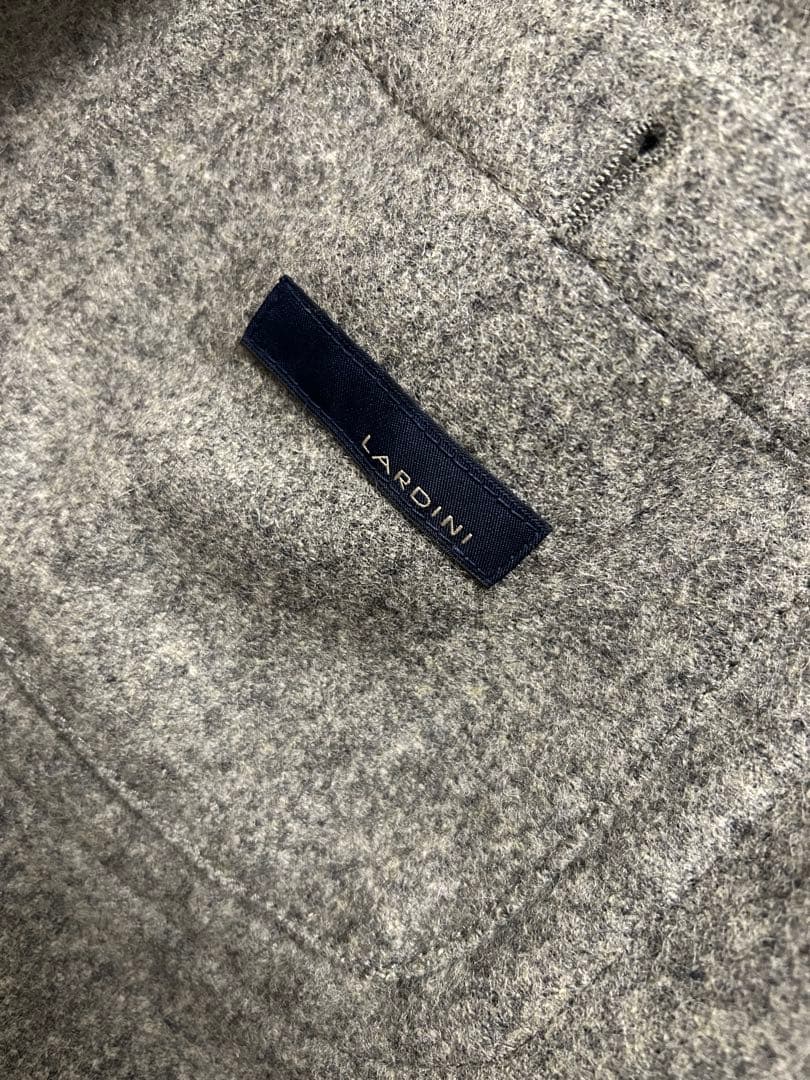 LARDINI グレー チェスターコート M